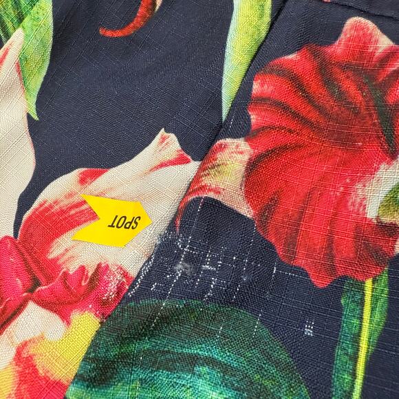 PatBO Laelia floral halter cocktail Jumpsuit wide leg Size 4 - Picture 9 of 10